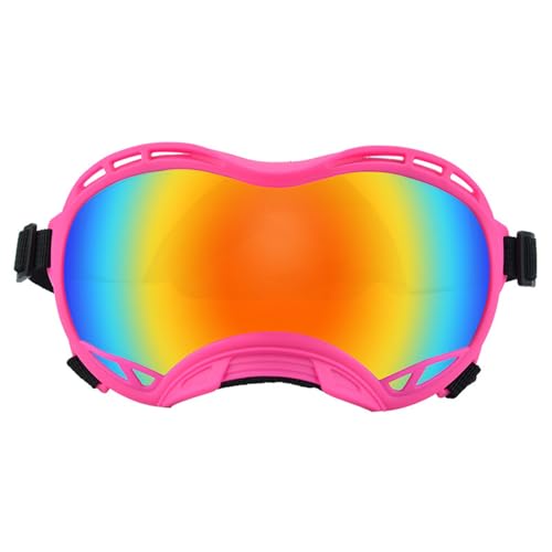 Haustier Sonnenbrille mit UV Schutz für mittelgroße oder große Hunde für den nördlichen Bereich mit verstellbarem Riemen für Outdoor Sportarten von LUOFANG