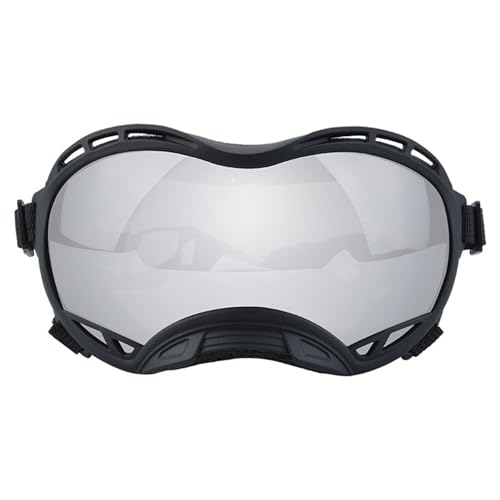 Haustier Sonnenbrille mit UV Schutz für mittelgroße oder große Hunde für den nördlichen Bereich mit verstellbarem Riemen für Outdoor Sportarten von LUOFANG