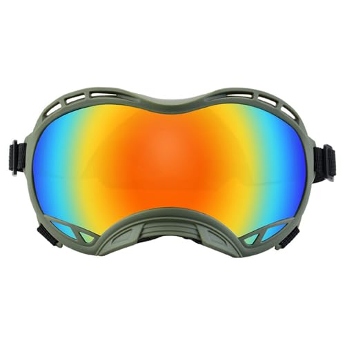 LUOFANG Haustier Sonnenbrille mit UV Schutz für mittelgroße oder große Hunde für den nördlichen Bereich mit verstellbarem Riemen für Outdoor Sportarten von LUOFANG