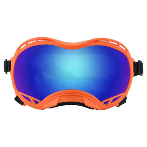 LUOFANG Haustier Sonnenbrille mit UV Schutz für mittelgroße oder große Hunde für den nördlichen Bereich mit verstellbarem Riemen für Outdoor Sportarten von LUOFANG