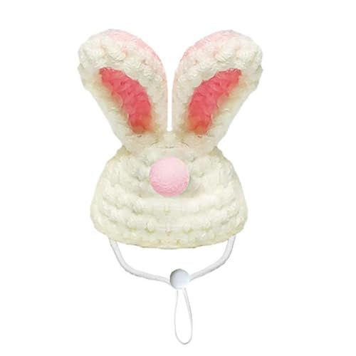 LUOFANG Kleintier Mini Handstrick Haustiermütze, niedliche kleine Hamstermütze für Papageien, Schlangen, Meerschweinchen, Kaninchen, Kopfbedeckung, Kostüm von LUOFANG