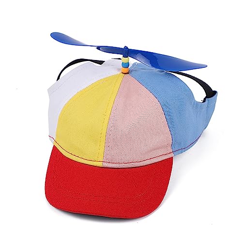LUOFANG Sunbonnet-Hüte für Hunde, Welpen, Katzen, Haustiere, Sommer-Outdoor-Zubehör, 3 Farben mit Ohrlöchern, Sunbonnet-Outfit von LUOFANG