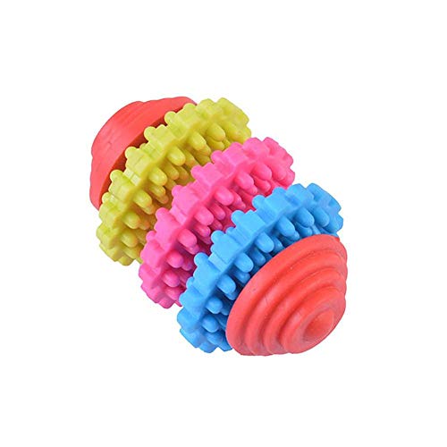 Hundespielzeug Durable Gesundheit Getriebe Gums Kinderkrankheiten Zähne Gummi Haustier Hund Katze Spielzeug Haustier Dentalwelpen Hund Kauen Spielzeug for kleine große Hunde Pet Supplies Hundespielzeu von LUOSHUAI