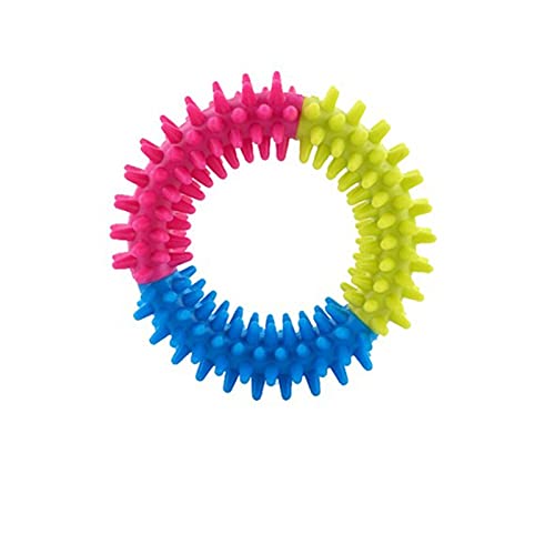 Hundespielzeug Gummi Interaktives Haustier Kauen Spielzeug Zähne Sauber TPR. Trainingszähne Reinigung Dornkreis Elastizität Big Hundespielzeug Welpenzubehör Hundespielzeug UnzerstöRbar ( Color : A ) von LUOSHUAI