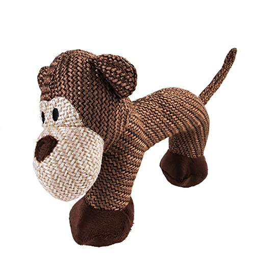 Hundespielzeug Interaktive Squeeak-Welpen-Hundespielzeug for kleine große Hunde Bissresistent Hund quietschender Elefant Spielzeug Haustiere liefert Hundespielzeug UnzerstöRbar ( Color : Monkey ) von LUOSHUAI