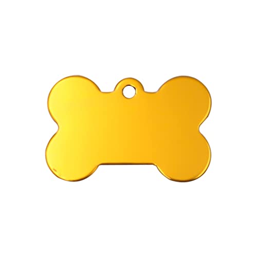 LUOSHUAI HundeanhäNger Mit Gravur 2 stücke Personalisierte Gravur Anti-Lost-Hund ICH WÜRDE Tag Identifikation Haustiername Welpenkragen Hund Katze Knochen Tags Pet Supplies Hundemarke Mit Gra von LUOSHUAI