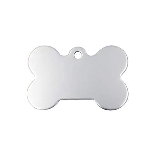 LUOSHUAI HundeanhäNger Mit Gravur 2 stücke Personalisierte Gravur Anti-Lost-Hund ICH WÜRDE Tag Identifikation Haustiername Welpenkragen Hund Katze Knochen Tags Pet Supplies Hundemarke Mit Gra von LUOSHUAI