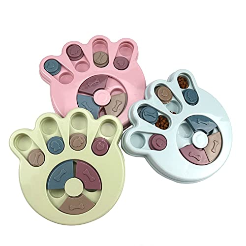 LUOSHUAI Hundenapf Hundepuzzlespielzeug, langsamer Feeder Interactive Steigerung Welpe IQ Lebensmittelspender langsam Essen Nonlip Bowl Pet Cat Hunde-Trainingsspiel Futternapf Katze von LUOSHUAI