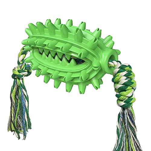 LUOSHUAI Hundespielzeug Heiße Modelle Kaktus Hundespielzeug mit Seilbissbeständigkeit Zahnbürste Pet Supplies Hundespielzeug UnzerstöRbar (Color : Green) von LUOSHUAI