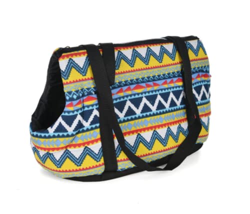 LUVYIMO Haustier-Rucksack Retro Neue Haustiertasche Zum Ausgehen Umhängetasche Haustierausflug UmhängetascheTragbarer Rucksack Für Katzen Und Hunde (Vintage-Tasche) von LUVYIMO