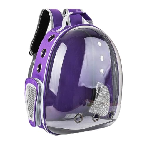 LXJLXD Atmungsaktiver Rucksack für Katzen und Welpen, Violett von LXJLXD