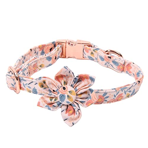 Halsband für Hunde Ortungshalsband für Hunde Weiches Hundehalsband mit Sonnenblumen-Design für kleine Hunde Verstellbar Handgefertigt von LXYDPZ