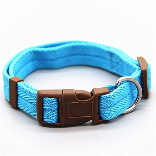 Haustierhalsband, schöne verstellbare Fliege, Hundeleine, Halskette, Hundehalsband als Haustierzubehör für Welpen, Katzen (Orange, L) (Blau, Klein) von LXYDPZ