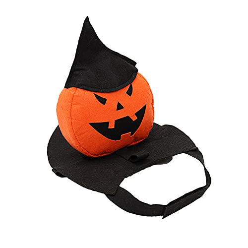 LYEAA Halloween-Kostüm für Hunde mit Kürbis-Motiv, lustiges Bekleidungskostüm, niedliches Welpen-Verkleidung, Kürbis, Cosplay-Kostüm, Kleidung, Festival, Party-Dekoration von LYEAA