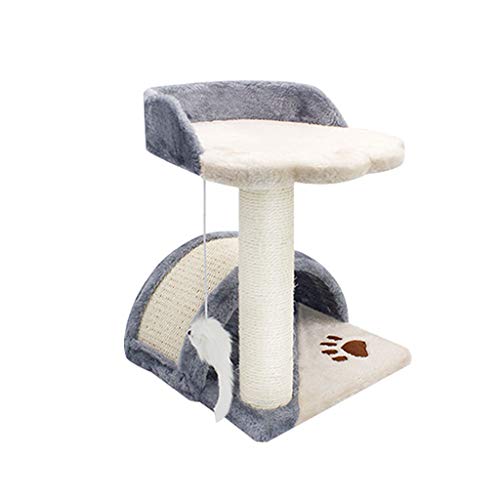 LYJIN Cat Kletterbaum, Katzenständer Katze Katze Klettergerüst Sisal Bogenbrücke Cat Bench Klettergerüst Katzen-Tatzen-Brett Katzenspielzeug Katzenbedarf von LYJIN