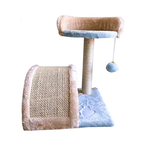 LYJIN Katze Klettern Baum, Klein Sisal Katze Kratz Katze Nest 2 in 1 Katze Aktivität Spielplatz Grinding Klaue Resistant Biss Toyssuitable für Katzen von LYJIN