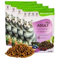 Lyra Pet Lecker.Pet® Mia's Adult Herzhaftes Geflügel Katzenfutter Trockenfutter Vollnahrung 10 kg von LYRA PET