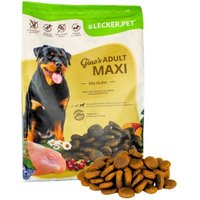 Lyra Pet Lecker.Pet Gino's Adult Maxi mit Huhn Hundefutter Trockenfutter Vollnahrung 4 kg von LYRA PET