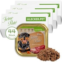 Lyra Pet Lecker.Pet Gino's Feine Paté Reich an Rind Hundefutter Nassfutter Vollnahrung 44x150 g Lyra Pet Lecker.Pet Gino's Feine Paté Reich an Rind Hundefutter Nassfutter Vollnahrung 44x150 g von LYRA PET