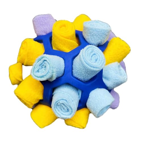 LYXLBX Paw Schnüffelball Nose Sniffing Balls für Hunde, Hundespielzeug, intellektuelles Spielzeug für Haustiere,um Langeweile zu lindern und anzuregen,Blau von LYXLBX