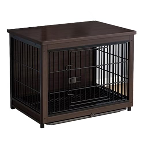 Katzenkäfig, Katzengehege, Katzenhöhlen für Hauskatzen, Hundekäfig, Abnehmbar, Multifunktional, für Katzen, Hunde, Kaninchen Usw(Black,Small) von LYXXJRYBHD