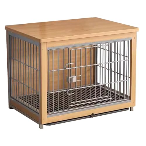 Katzenkäfig, Katzengehege, Katzenhöhlen für Hauskatzen, Hundekäfig, Abnehmbar, Multifunktional, für Katzen, Hunde, Kaninchen Usw(Brown,Small) von LYXXJRYBHD