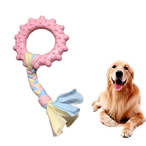 LYsng Dog Toy Ungiftig Spielzeug FüR Hunde Hundespielzeug Set Robust Hundetau Hundespielzeug Welpen Hunde Kuscheltier Für Alle Größe Hunde Hunde Kauspielzeug Sun,pink von LYsng