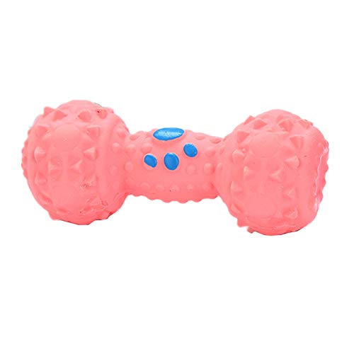 LYsng Hundespielzeug Welpen Spielzeug Hund Ungiftig Dog Toys Hund Spielzeug Sicher Kauspielzeug Hund Für Kleine Mittlere Hunde Hundespielzeug Aktivitäten pink von LYsng