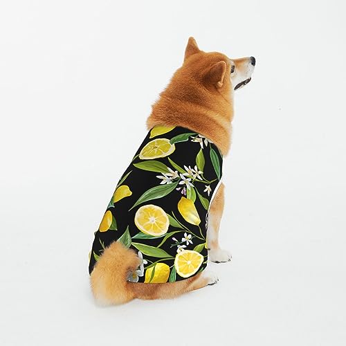Weiche, atmungsaktive Baumwollkleidung für Hunde und Katzen, Blumenblätter, Zitronenblüten für Hunde und Katzen, Größe S, M, L von LZNJZ