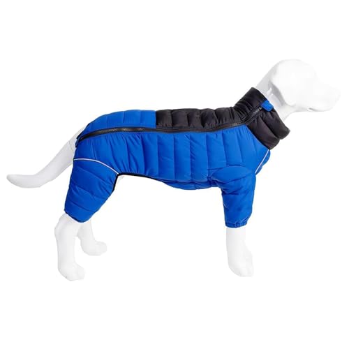 Hunde-Winterkleidung für Hunde, warm, mit verstellbarem Reißverschluss, reflektierend, wasserdicht, winddicht von LZYWOD