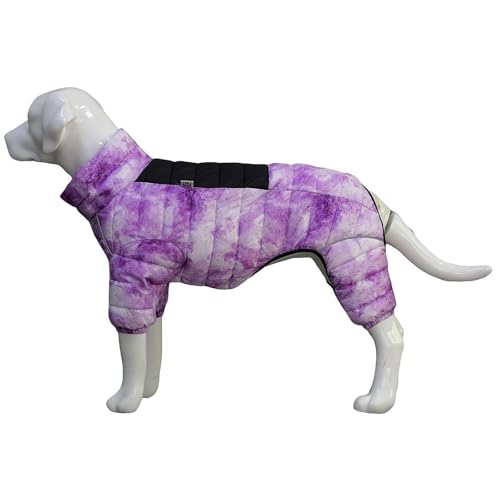 Hunde-Winterkleidung für Hunde, warm, mit verstellbarem Reißverschluss, winddicht, Outdoor, S, wasserdicht, reflektierend von LZYWOD