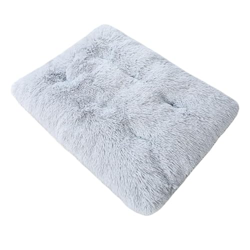 LZYWOD Flauschiges Hundebett, warm, weich, waschbar, Haustierhütte, flauschig, mit Plüschboden von LZYWOD