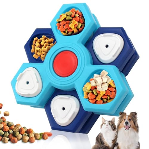 Slow Feeder, Dog Food Treat Feeding Toys, Dog Entertainment Puzzle Toys, Slow Feeder Wet Dog Breeds A Dry, Bowls For Large von LZYWOD