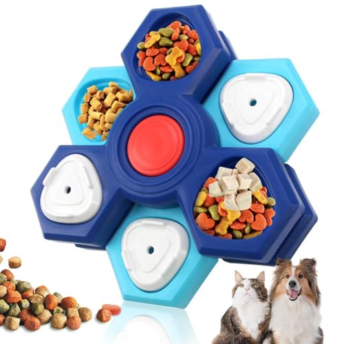 Slow Feeder, Dog Food Treat Feeding Toys, Dog Entertainment Puzzle Toys, Slow Wet, A Feeder Dry, Bowls Breeds, Dog For Large von LZYWOD