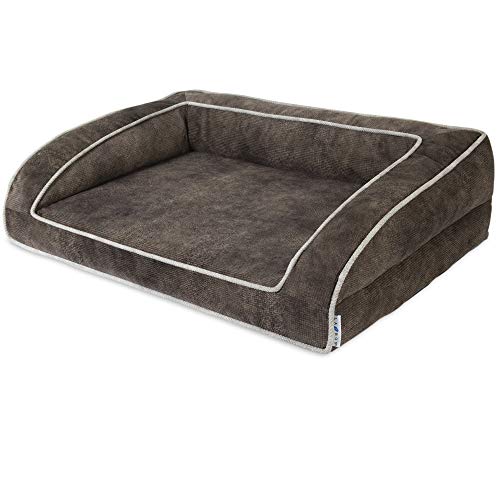 La-Z-Boy Duke Orthopädisches Hundebett im Sofa-Stil, Mokka, 94 x 71 cm von La-Z-Boy