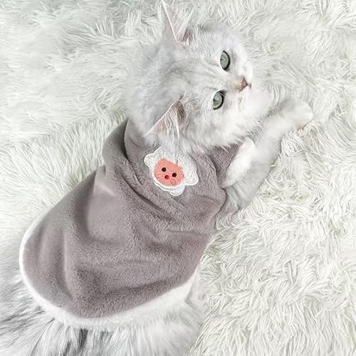 Katze Kleidung Herbst und Winter Ragdoll Katze Thermische Weste Samt Haustier Hund Kleidung Kätzchen Kätzchen Anti-Haarausfall von LaLiz