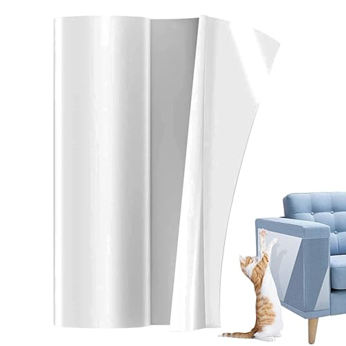 Lainiaoly Katzen-Couchschutz, Wiederverwendbares Kratzfestes Klebeband, Kratzfestes Klebeband, Transparente Kratzfeste Aufkleber, Geeignet Für Teppich, Sofa, Couch, Tür von Lainiaoly