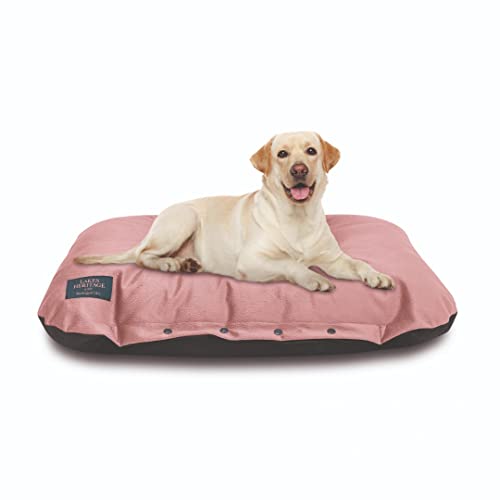 Lakes Heritage Gepolstertes Hundebett (Rosa, L) von Lakes Heritage