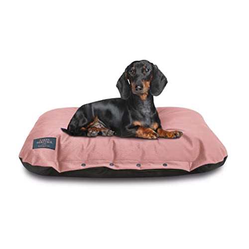 Lakes Heritage Gepolstertes Hundebett (Rosa, S) von Lakes Heritage