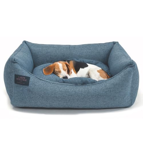 Lakes Heritage Rechteckiges Hundebett (Blau, L) von Lakes Heritage