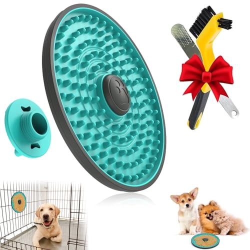 Leckmatte für Hunde, Hundebox Leckpads Slow Feeder, Leckpad Kistentraining Spielzeug Kiste Leckplatte, sehr geeignet Erdnussbutter, Bolognese, zur Langeweile und Angstlinderung Lecken Pad von Lalolee