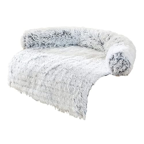 Hundebett Lange Plüsch Sofa Bett Komfort Katzen Betten Haustier Zwinger Haus Weiches Plüsch Kissen Schlafsack Pad Für Große Hunde Hundesofa Betten Für Große Hunde Hundesofa Waschbar Hundesofa Couch von Lamala