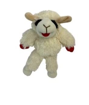 Lamb Chop Stehendes Hundespielzeug mit Quietscher (17,8 cm) von Lamb Chop