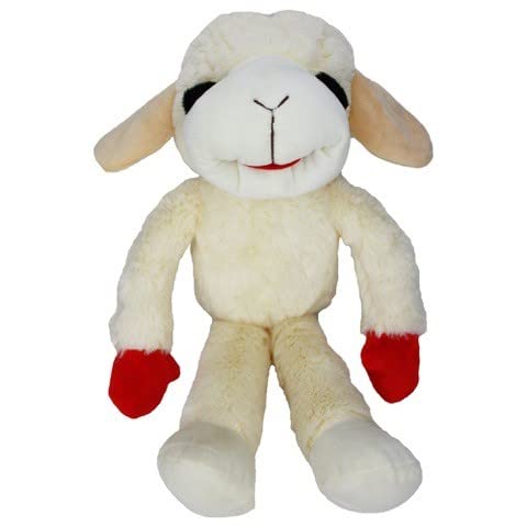 Lamb Chop Stehendes Hundespielzeug mit Quietscher (50,8 cm) von Lamb Chop