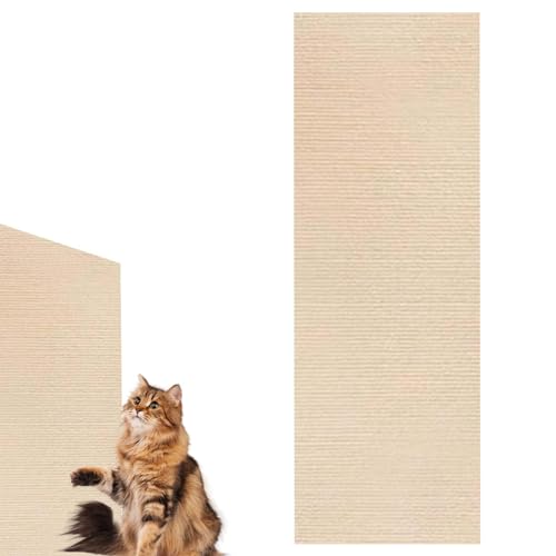 Kratzmatte Für Katzen, Selbstklebend Kratzteppich Filz Katze Wand Kletter Katzenkratzer, Zuschneidbares Kratzpad, Kratzbrett Katzen Kratzschutz Sofa, Katzenkratzmatte Für Schützt Teppiche von Lambo