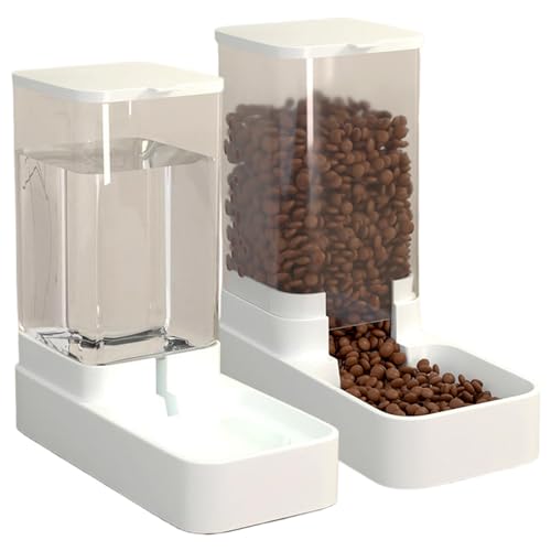 Hundefutter und Wasserspender Set Cat Feeder und Wasserspender Selbstversorger Katzenfutterspender Hundefutterspender Spender Hundefutterspender von Lamppdcor