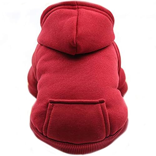 Hundejacke, glückliche Hoodies für Hund bequem und warm lustige kleine Hundekleidung mit Hut und Taschenhundkleidung für Hundepapler Katze kaltes Wetter Custum Haustierliebhaber Geschenke, xs von Lamppdcor