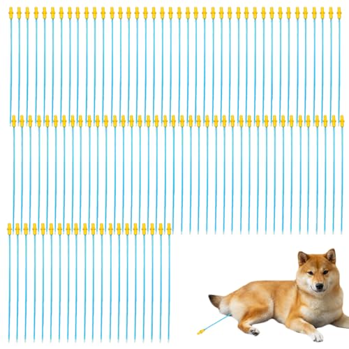 Insemination Kit 100pcs künstliches Insemination Kit für Hunde 11.8 '' Einwegkatheterrohr gerundetes Ende Haustiersmännungsspritze Keine Verletzungen einfach zu Hause zu Hause Insemination Kit für kl von Lamppdcor