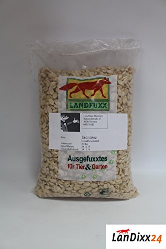 2,5 Kg Erdnusskerne blanchiert, Top Vogelfutter von LanDixx