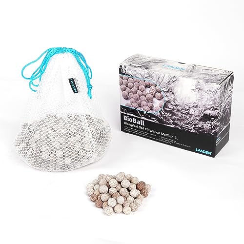 LANDEN Aquariumfilter BioBall Biologische Ball-Filtration Medium 1L von Landen